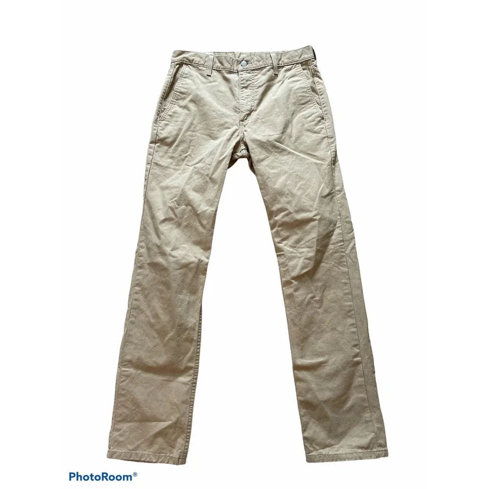 Levi's 31x32 Khaki 13151 Hybrid Trouser Chino Pants 100%‎ Cotton